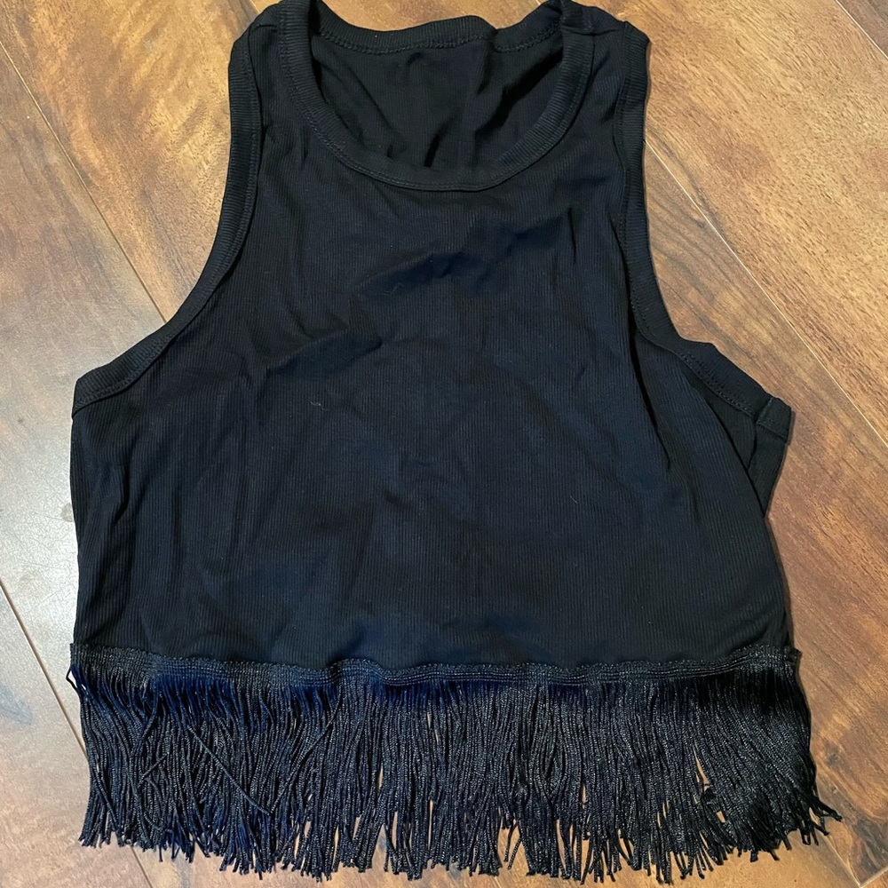 New in bag SHEIN fringe crop top